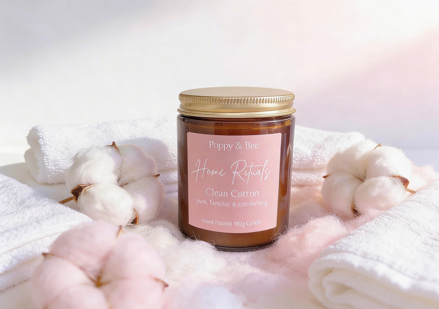 Clean Cotton Medium Candle