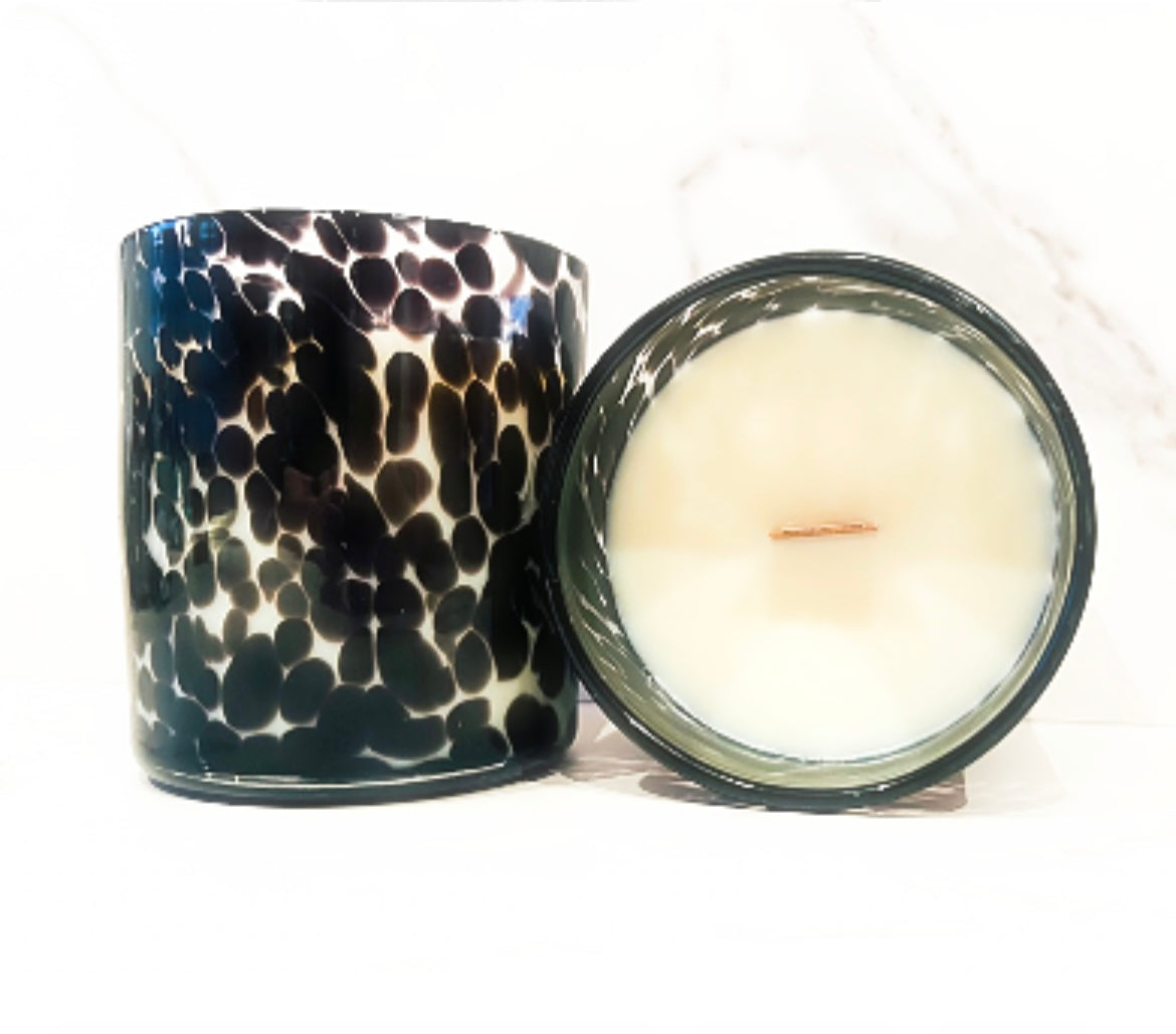 Tubereuse Large Cheetah Print Candle
