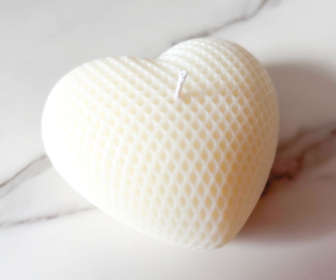 Heart Sculpture Candle
