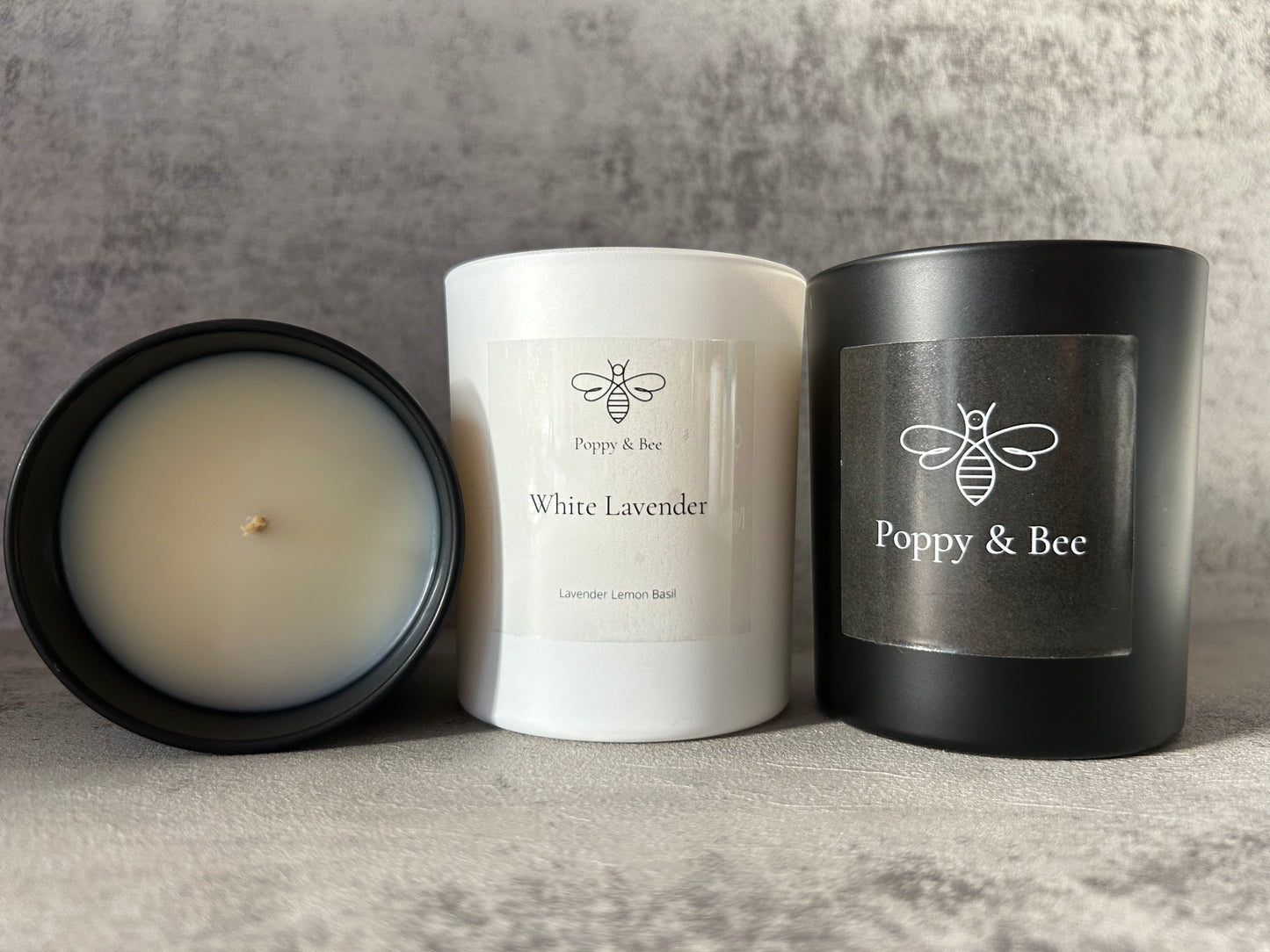 White Lavender Medium Candle