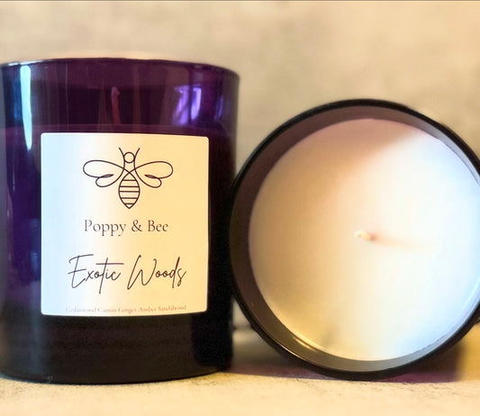 Exotic Woods 30cl Amethyst Candle