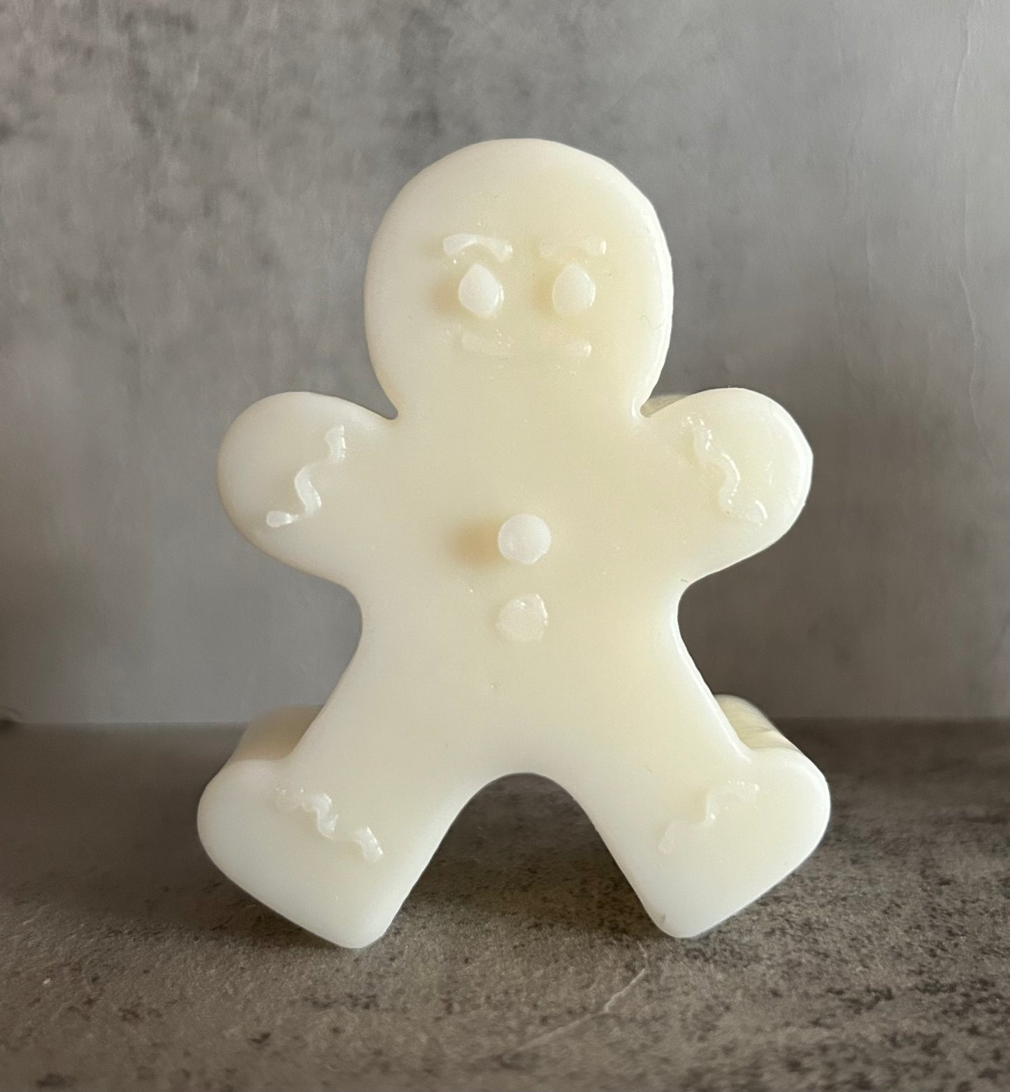 Gingerbread Man Pillar Candle