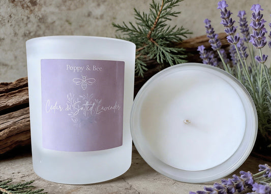 Cedar & Salted Lavender 20cl Candle