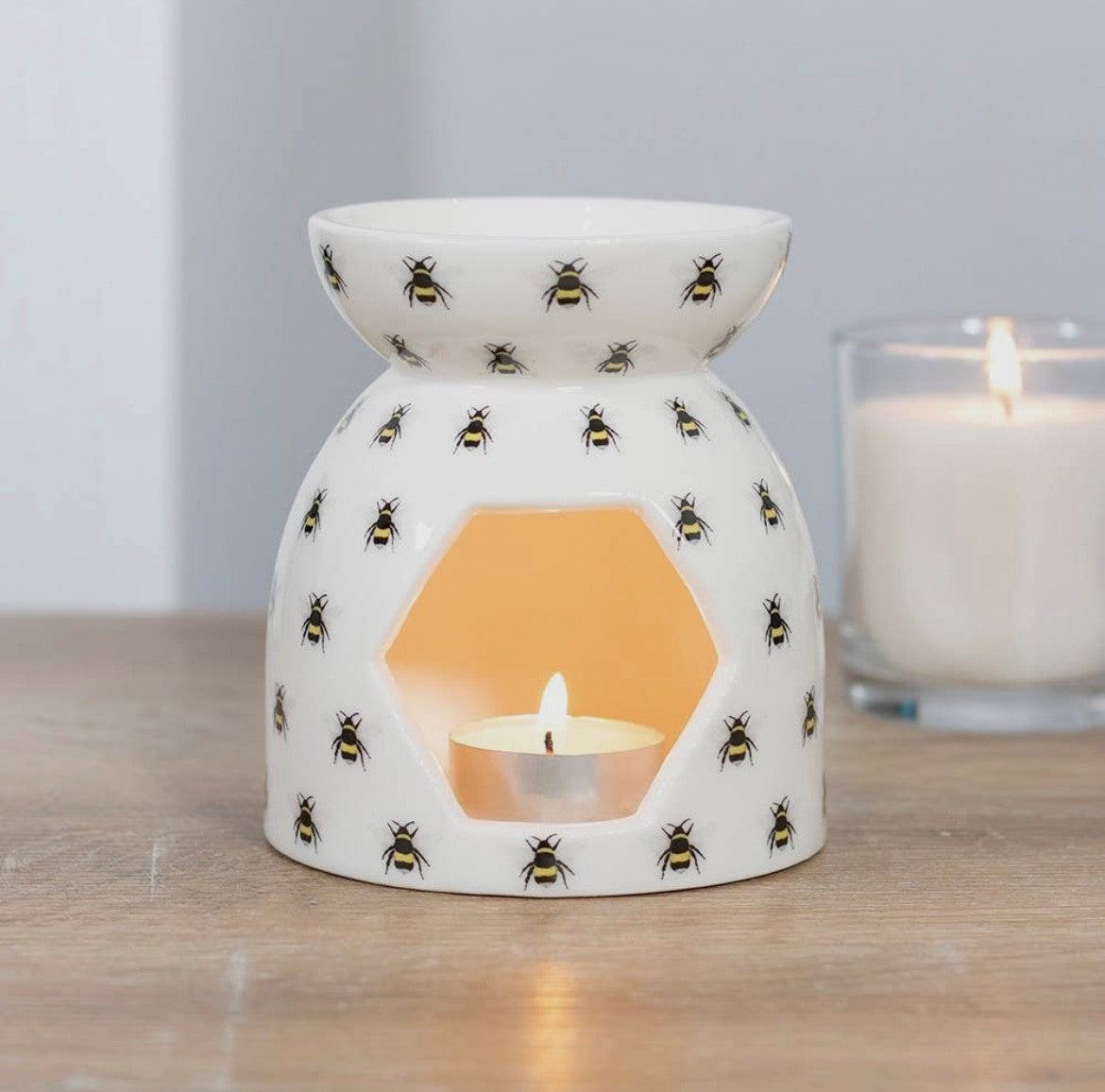 Bee Print Wax Burner