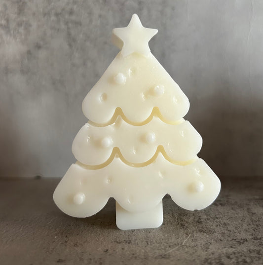 Christmas Tree Pillar Candle