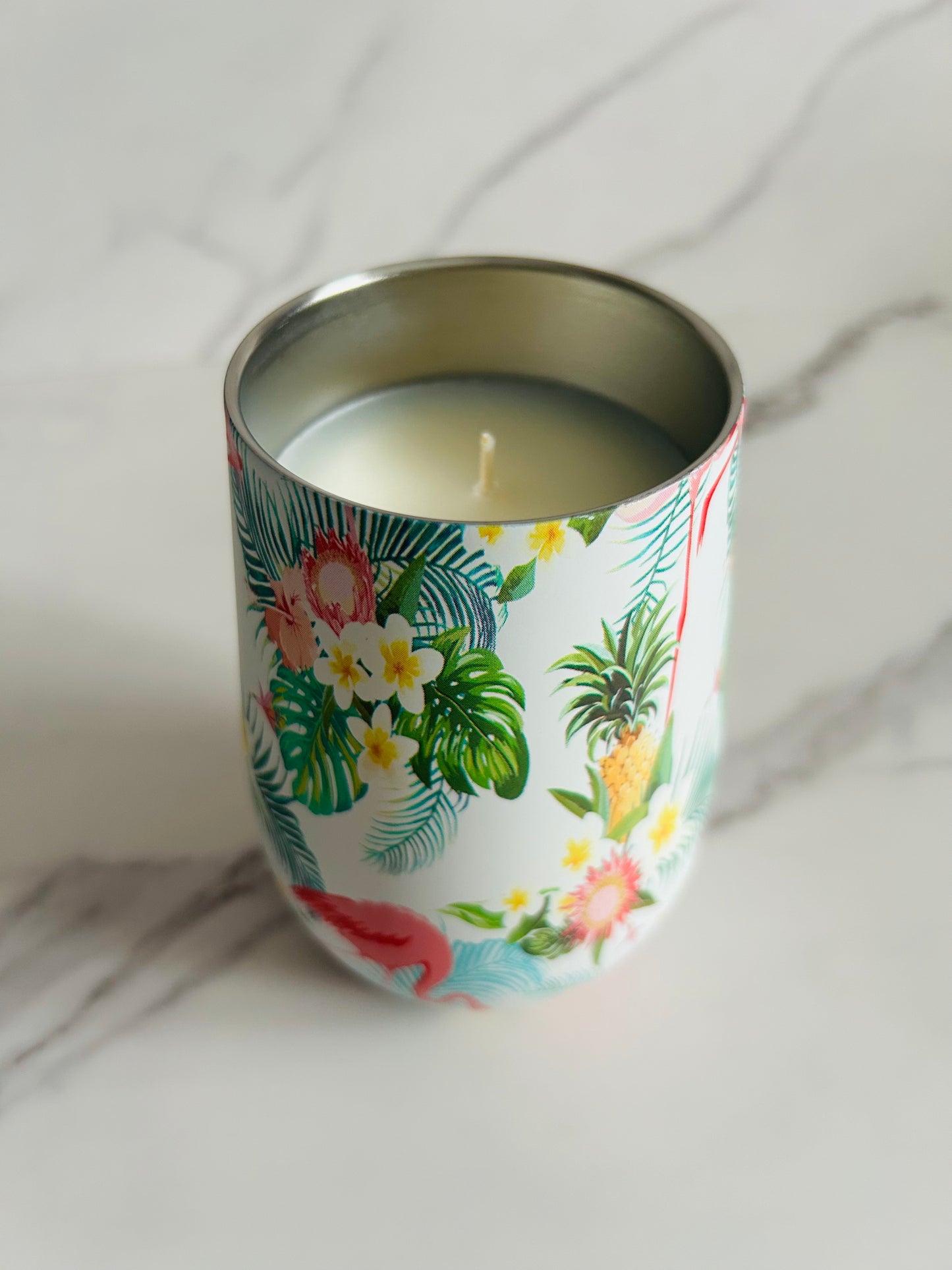 Lime, Basil and Mandarin Coffee Cup Candles